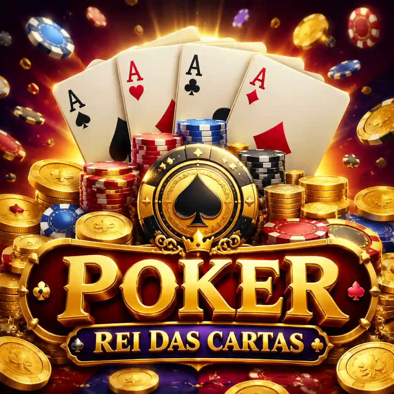 Mesa de poker de cassino com community cards